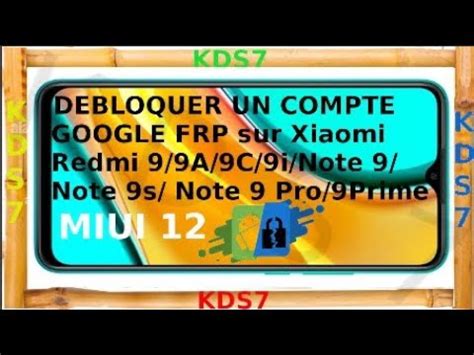 D Bloquer Un Compte Google Frp Sur Xiaomi Redmi Note Note S Note