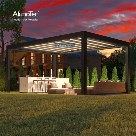 Alunotec Pergolux X M Pergola De Terrasse Attenante Pour L Ext Rieur