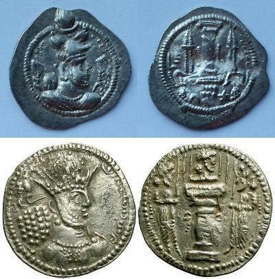 Old Persian coins from Sasanian Empire (224-651) (29 coins) - spa1