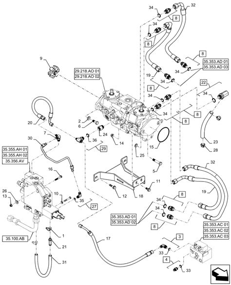 L Skid Steer Loader Ab Hydrostatic Pump