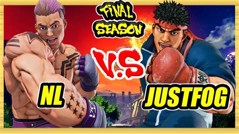 SFV CE NL Luke VS Justfog Ryu Ranked Set Street Fighter 5