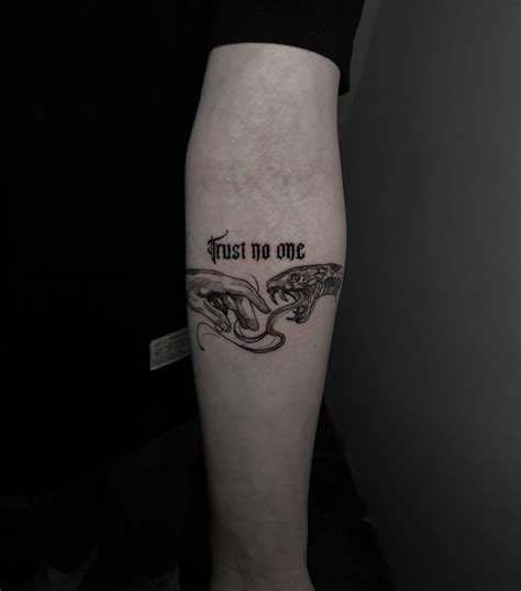 Trust No One Tattoo Life Mini Tattoos Inspiration Tattoos