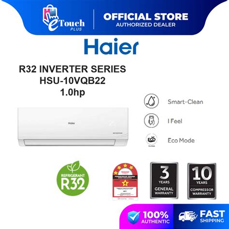 Haier Hp Hp Hp R Inverter Series Air Conditioner Hsu Vqb