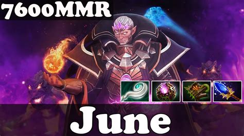 Dota 2 June 7600 MMR Plays Invoker Vol 4 2 Games Ranked Match