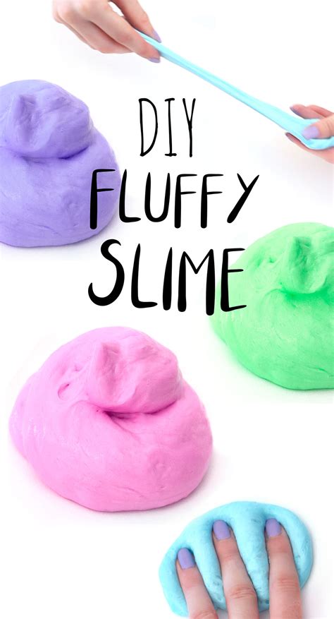 Make Your Own Diy Fluffy Slime — Doodle And Stitch