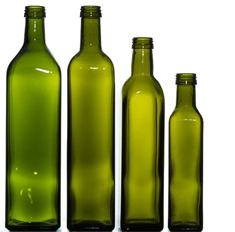 Bouteille D Huile D Olive Vide En Verre Carr E Ml Ml Bouteille De