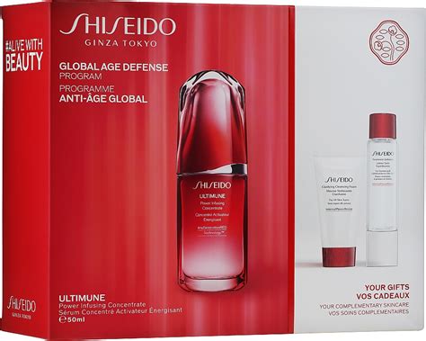 Set Shiseido Ultimune Global Age Defence Set Conc 50ml Foam 30ml