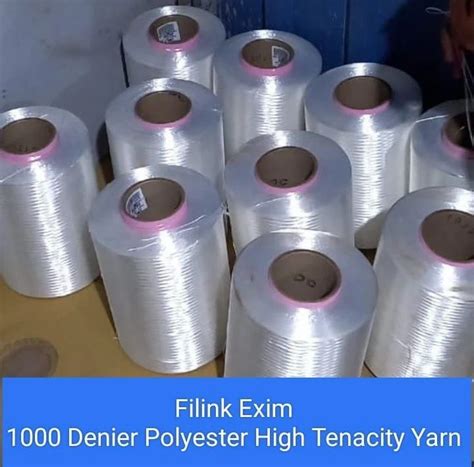 White Plain 1000 Denier Polyester High Tenacity Yarn At Rs 152 Kg In Mumbai