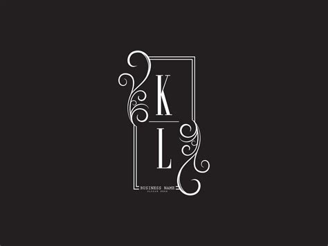 Premium Kl Lk Logo Icon Initials Kl Luxury Letter Logo Design 14273764