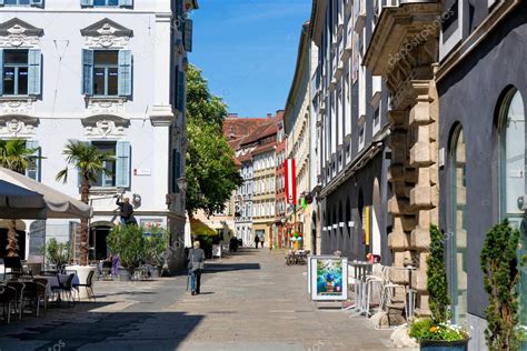 GRAZ AUSTRIA 2 DE MAYO El centro histórico de la ciudad el 2 de