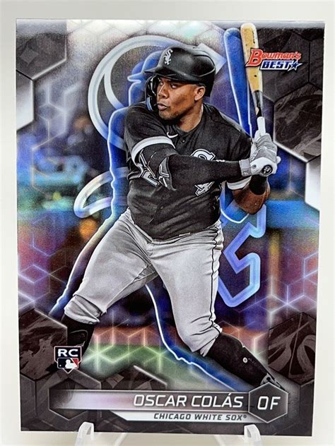 2023 Bowman S Best Oscar Colas Refractor Rookie Chicago White Sox 33