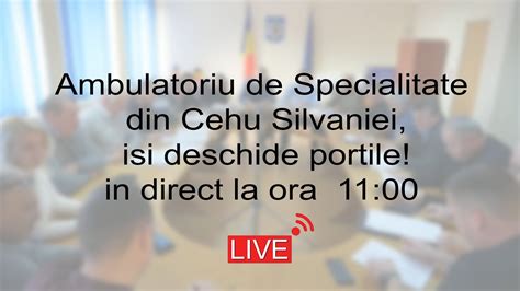 Ambulatoriu De Specialitate Din Cehu Silvaniei Isi Deschide Portile