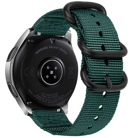 Amazfit GTR 2 Nylon Schnallenarmband Dunkelgrün Smartwatcharmbaender de