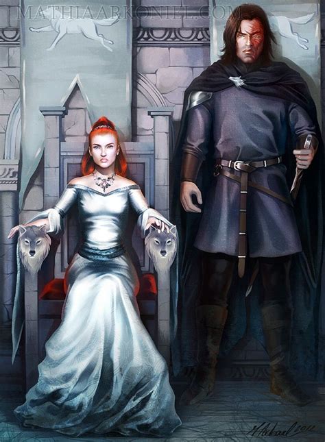 Fan Art Sansa Stark and Sandor Clegane