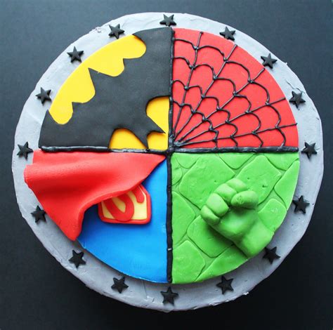 30 Inspiration Image Of Superhero Birthday Cakes