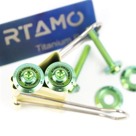 RTAMO Titanium Gr5 Visor Bolt Set For Nmax Aerox 155 Include 8 Pcs With