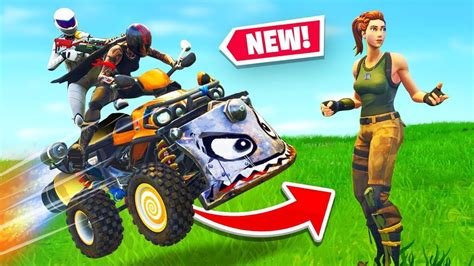 Fortnite Got A NEW Vehicle The Quadcrasher YouTube