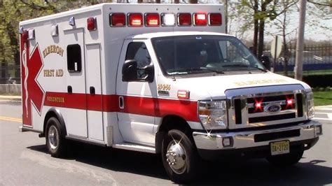 Long Branch Elberon First Aid Squad Ambulance Responding