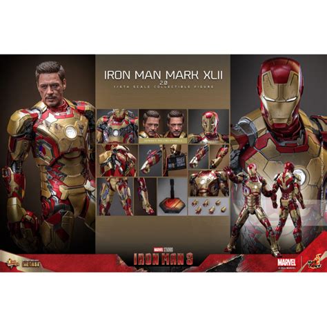 IRON MAN MARK XLII MARVEL MOVIE MASTERPIECE HOT TOYS FRIKANIME