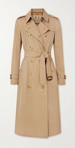 Burberry Chelsea Long Organic Cotton Gabardine Trench Coat