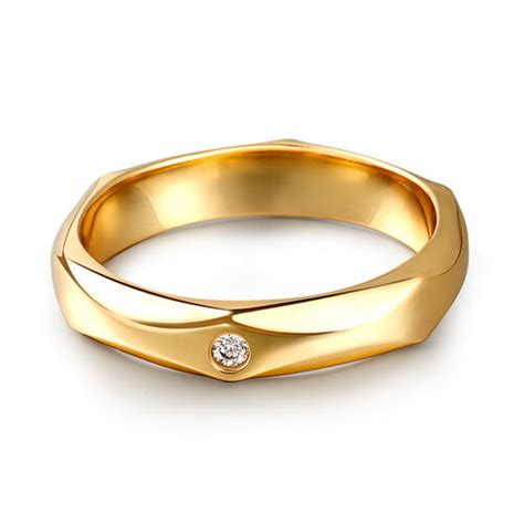 Jeulia Anillo dorado para hombre de promesa con diseño clásico plata de