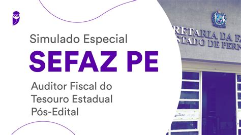 Simulado Sefaz Pe Auditor Fiscal Do Tesouro Estadual