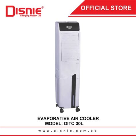 Disnie 30L Evaporative Digital Tower Air Cooler With Remote