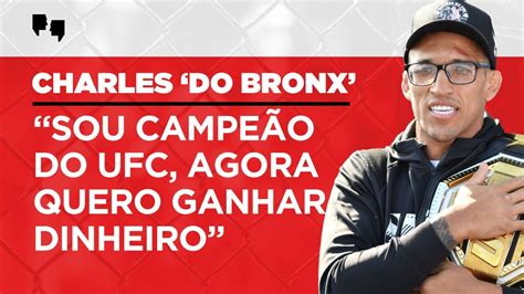 CHARLES DO BRONX ABRE O JOGO SOBRE DUSTIN POIRIER CINTURÃO FAMA E