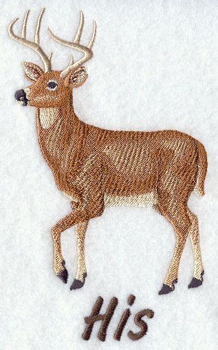 Machine Embroidery Designs Deer Custom Embroidery