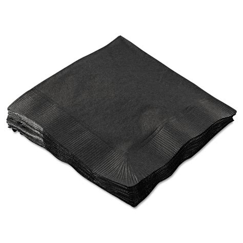 Hoffmaster Ply Cocktail Napkins Black Count Walmart