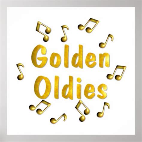 Golden Oldies Poster Zazzle