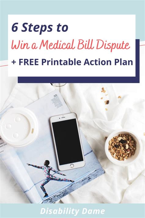 Steps To Win A Medical Bill Dispute Free Printable Action Plan