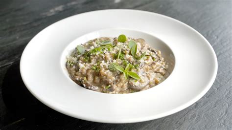 Mushroom Farro Risotto From Chef Devon Quinn Of Eden Wttw Chicago