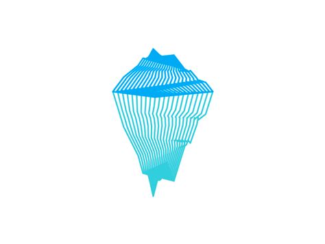 Iceberg Colors And Shape Variations Logo Design Symbol  By Alex