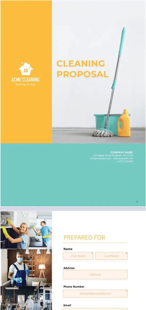 Cleaning Proposal Template Pdf Templates Jotform