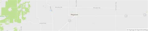 Peyton Colorado Map | secretmuseum