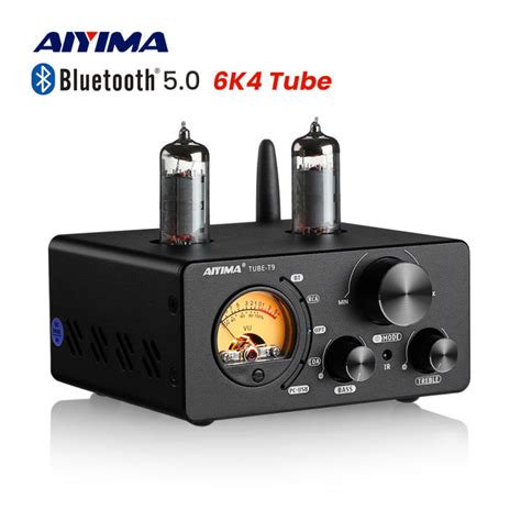 AIYIMA T9 Tube Amplifier 100W Stereo Bluetooth 5 0 TPA3221 USB DAC 6K4