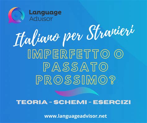 Italian As A Second Language Imperfetto O Passato Prossimo Language