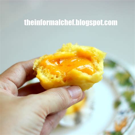 The Informal Chef Liu Sha Bao Salted Egg Yolk Custard Bun 黃金流沙包