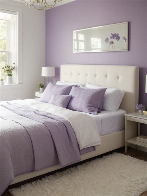 Lavish Your Bedroom with a Purple Accent Wall for a Serene Sanctuary