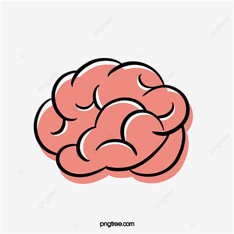 Cerebro Humano Pensando Dibujado A Mano Png Dibujos Clipart De Cerebro