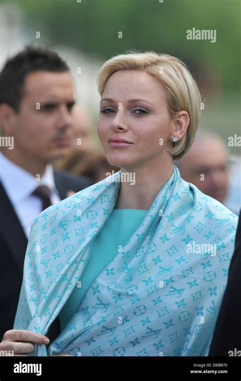Princess Charlene Aka Charlene Wittstock During State Visit In Germany