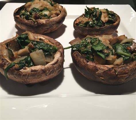 Spinach Stuffed Mushrooms Recipe | Optifast