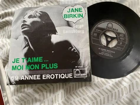 Jane Birkin Serge Gainsbourg Je T Aime Moi Non Plus Fontana