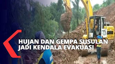 Proses Pencarian Korban Hilang Gempa Cianjur Masih Berlanjut Hujan Dan