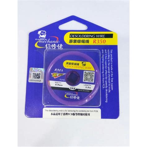 Jual Solder Wick Mechanic R350 Original 1515 Pembersih Timah Dai Pcb