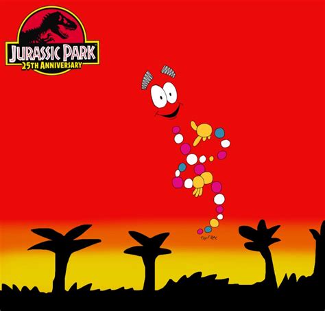 Jurassic Park 25th Anniversary Mr Dna By Trefrex On Deviantart