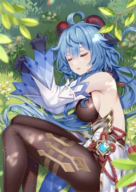 Anime Waifus On Twitter Sleeping Ganyu [genshin Impact] Post Ift Tt Cbykgh9 Anime