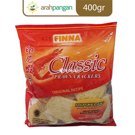 Jual FINNA Kerupuk Udang CLASSIC 400gr Shopee Indonesia