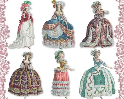 Marie Antoinette Cutouts Paper Dolls Paper Dolls Vintage Paper Dolls